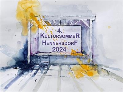 Logo für den 4. Kultursommer in Hennersdorf 2024